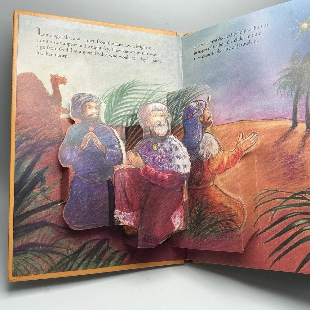 Christmas Treasury‎ Pop-Ups Classic Stories Wise Men etc. Book Set 4